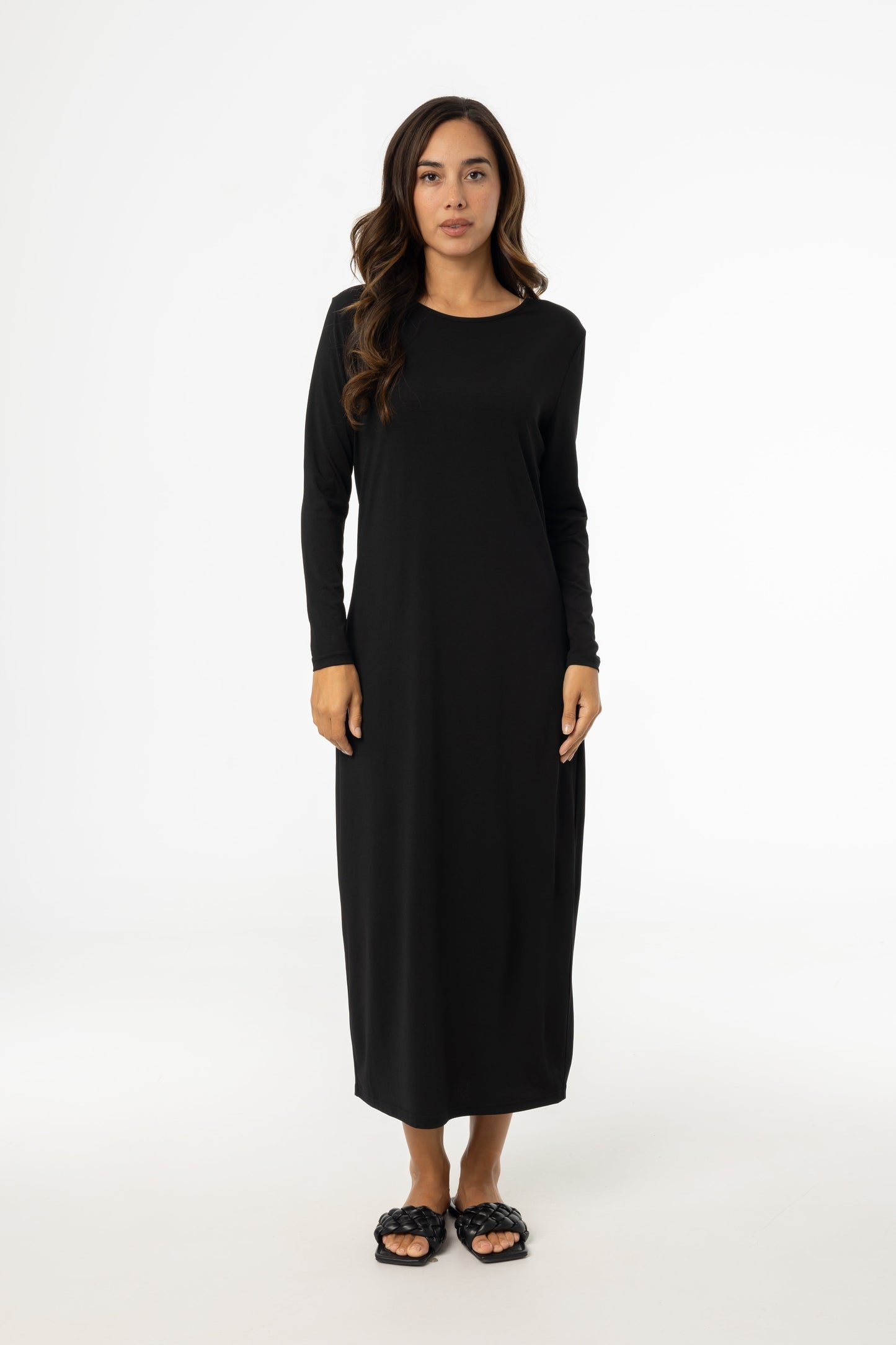 Black Shell Maxi Dress