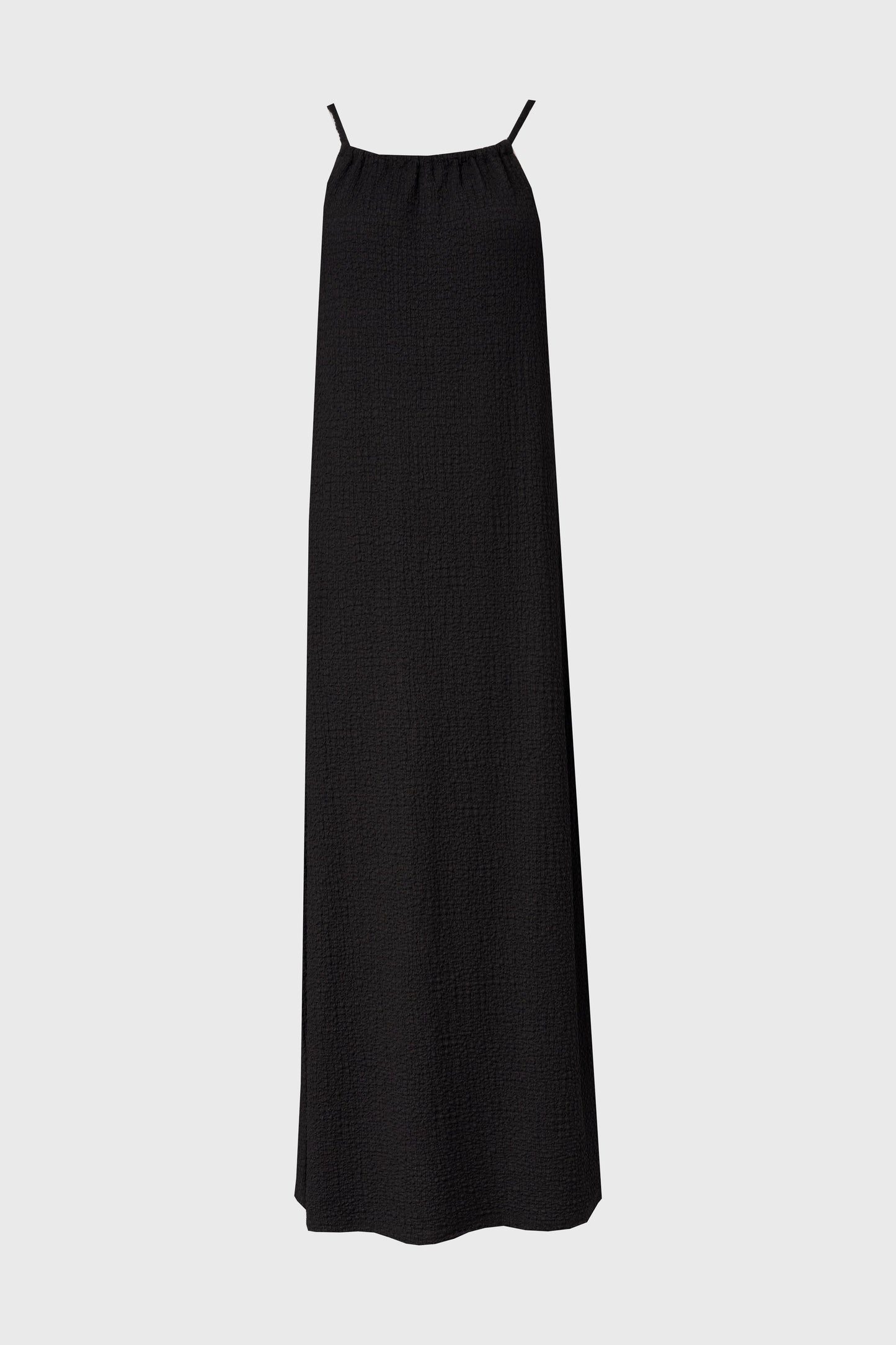 Black Smocked Rope Jumper