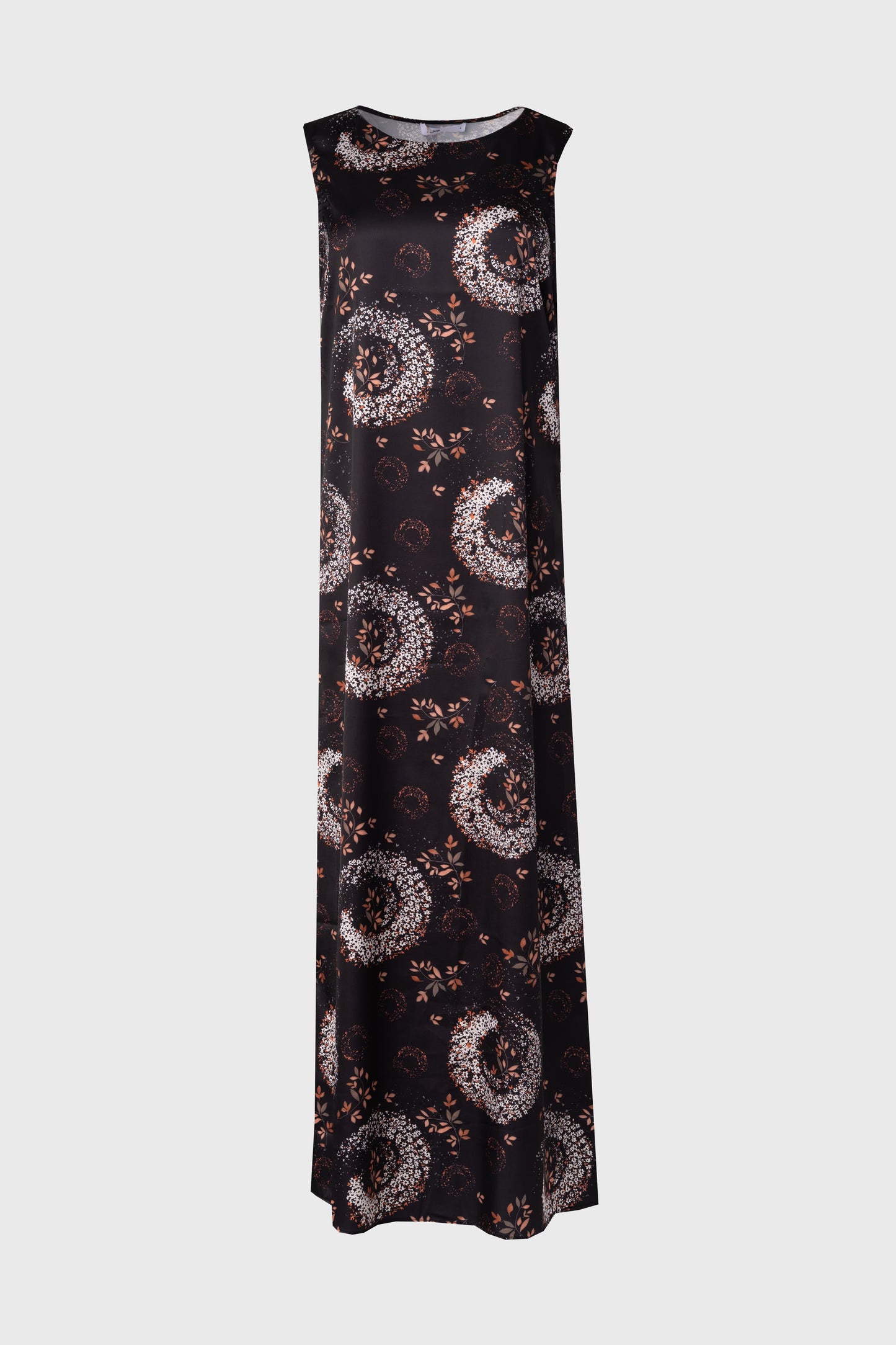 Black and Pink Printed A-Line Slip Jumper