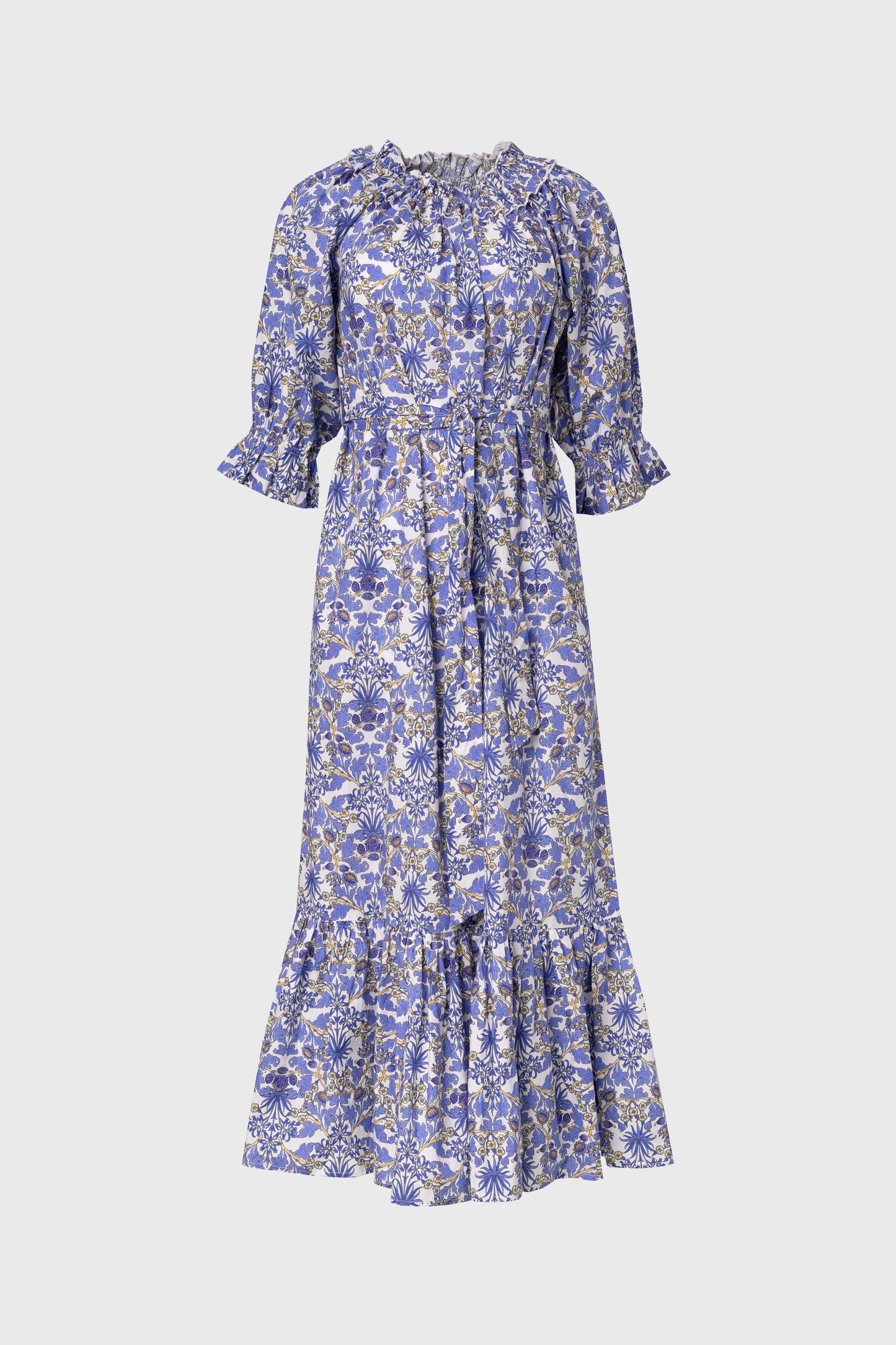 Blue Paisley Maxi Dress