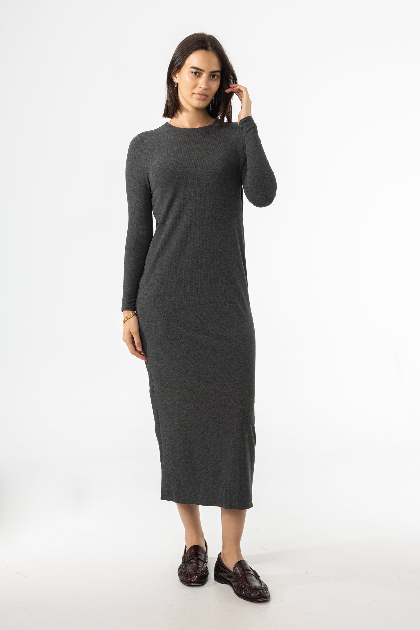 Grey Basic Maxi