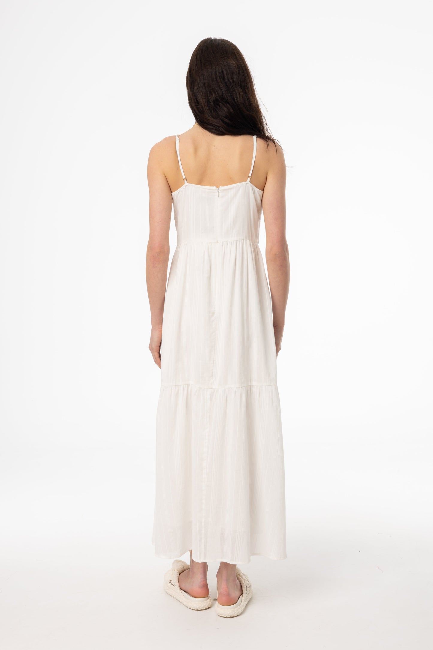 White Tiered Jumper