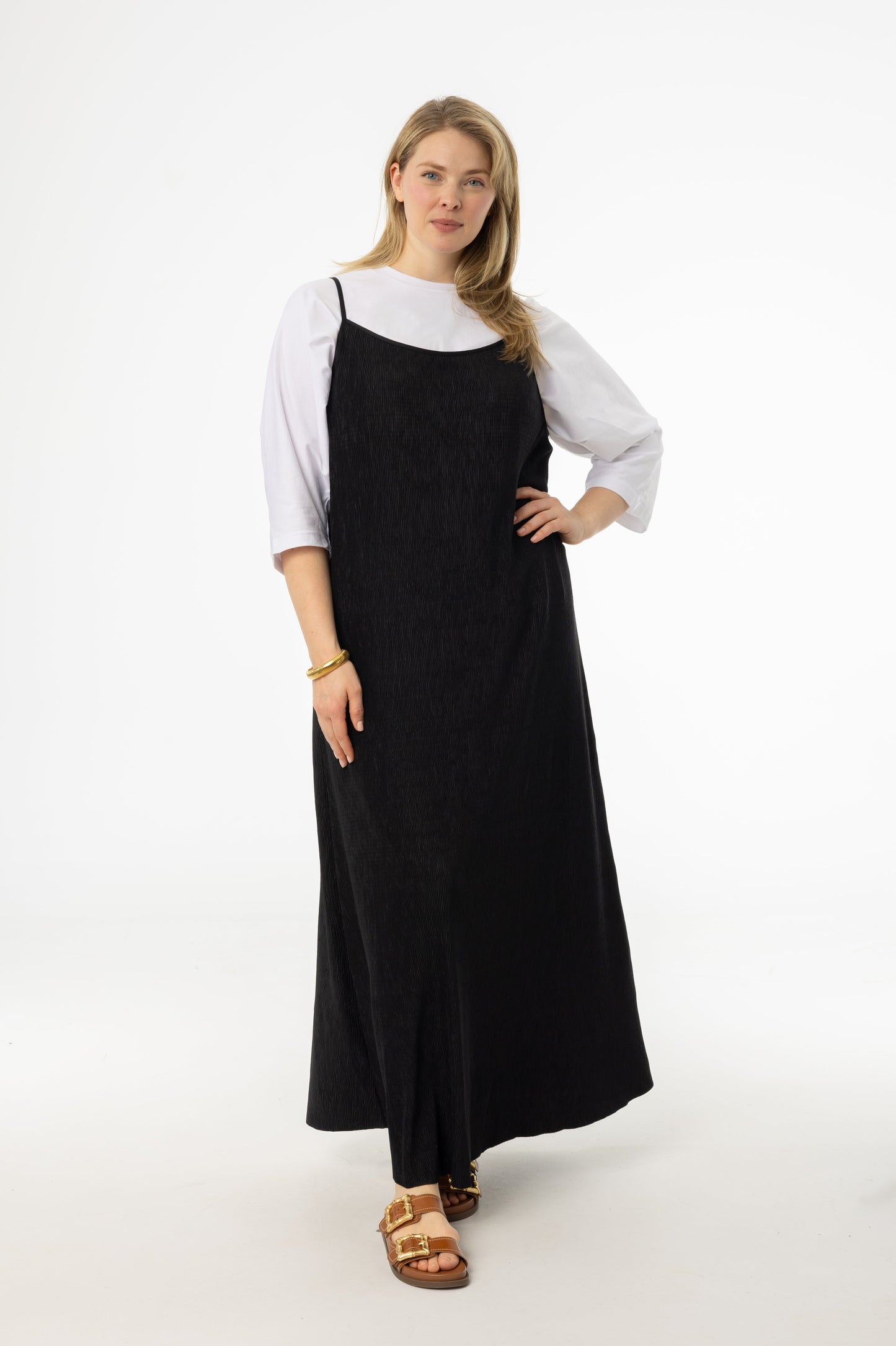 Black Accordion Jumper