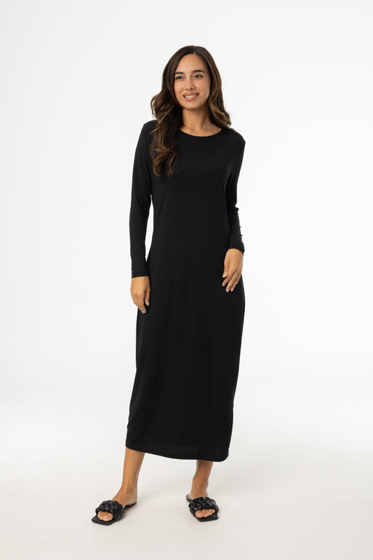 Black Shell Maxi Dress