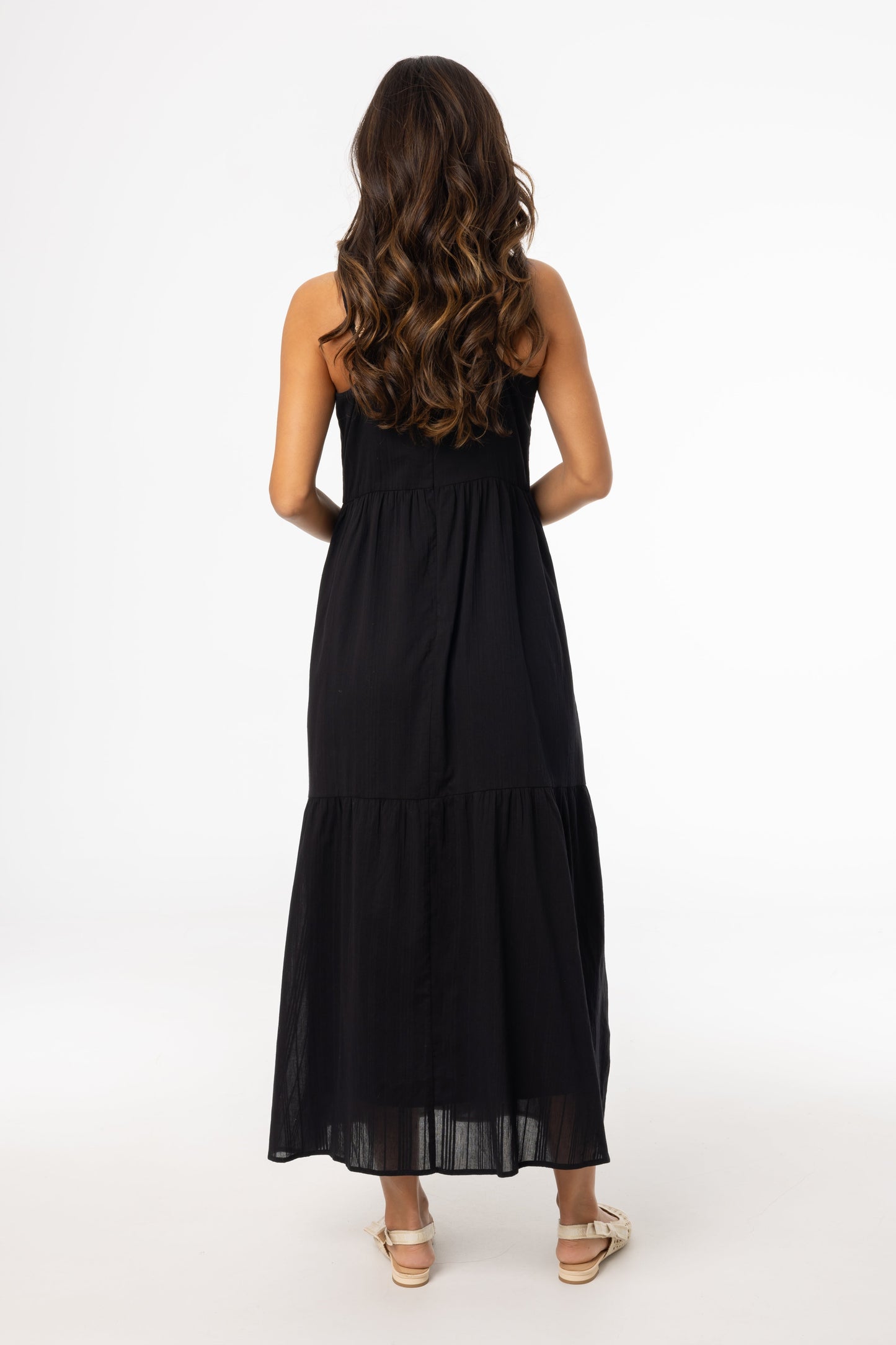 Black Tiered Jumper