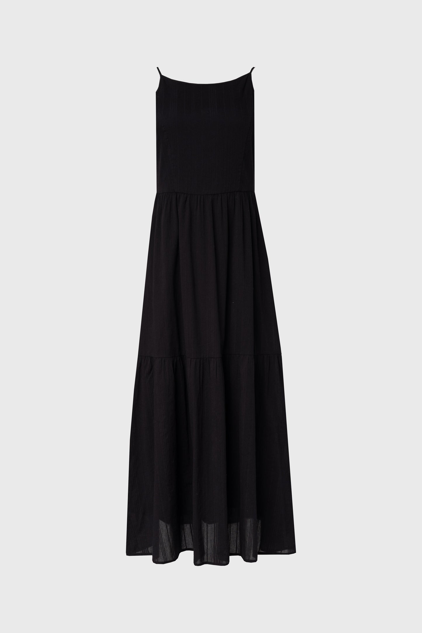 Black Tiered Jumper